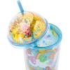 Silver Buffalo Shrek Swamp Beware Ogre Dome Glitter Top Travel Tumbler, 24 Ounces(Care Bears)