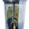 Silver Buffalo Shrek Swamp Beware Ogre Dome Glitter Top Travel Tumbler, 24 Ounces(Nightmare Before Christmas)