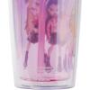 Silver Buffalo Wicked Core Elphaba and Glinda Split Patterns Rhinestone Lid 20oz Plastic Tall Cold Cup w/Lid and Straw(Bratz Drama Mama)