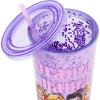 Silver Buffalo Wicked Core Elphaba and Glinda Split Patterns Rhinestone Lid 20oz Plastic Tall Cold Cup w/Lid and Straw(Bratz Drama Mama (Big))