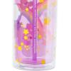 Silver Buffalo Wicked Core Elphaba and Glinda Split Patterns Rhinestone Lid 20oz Plastic Tall Cold Cup w/Lid and Straw(Care Bears with Rhinestones Lid)