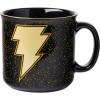 Silver Buffalo Shrek Beware Ogre Ceramic Camper Mug, 20 Ounces(DC Comics Black Adam Lightning Bolt)