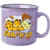Silver Buffalo Shrek Beware Ogre Ceramic Camper Mug, 20 Ounces(Garfield and Odie Napping)