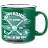 Silver Buffalo Shrek Beware Ogre Ceramic Camper Mug, 20 Ounces(Happy Gilmore)