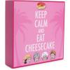 Silver Buffalo Golden Girls Keep Calm and Eat Cheesecake 6″ x 6″ x 1.5″ Box Wall Sign