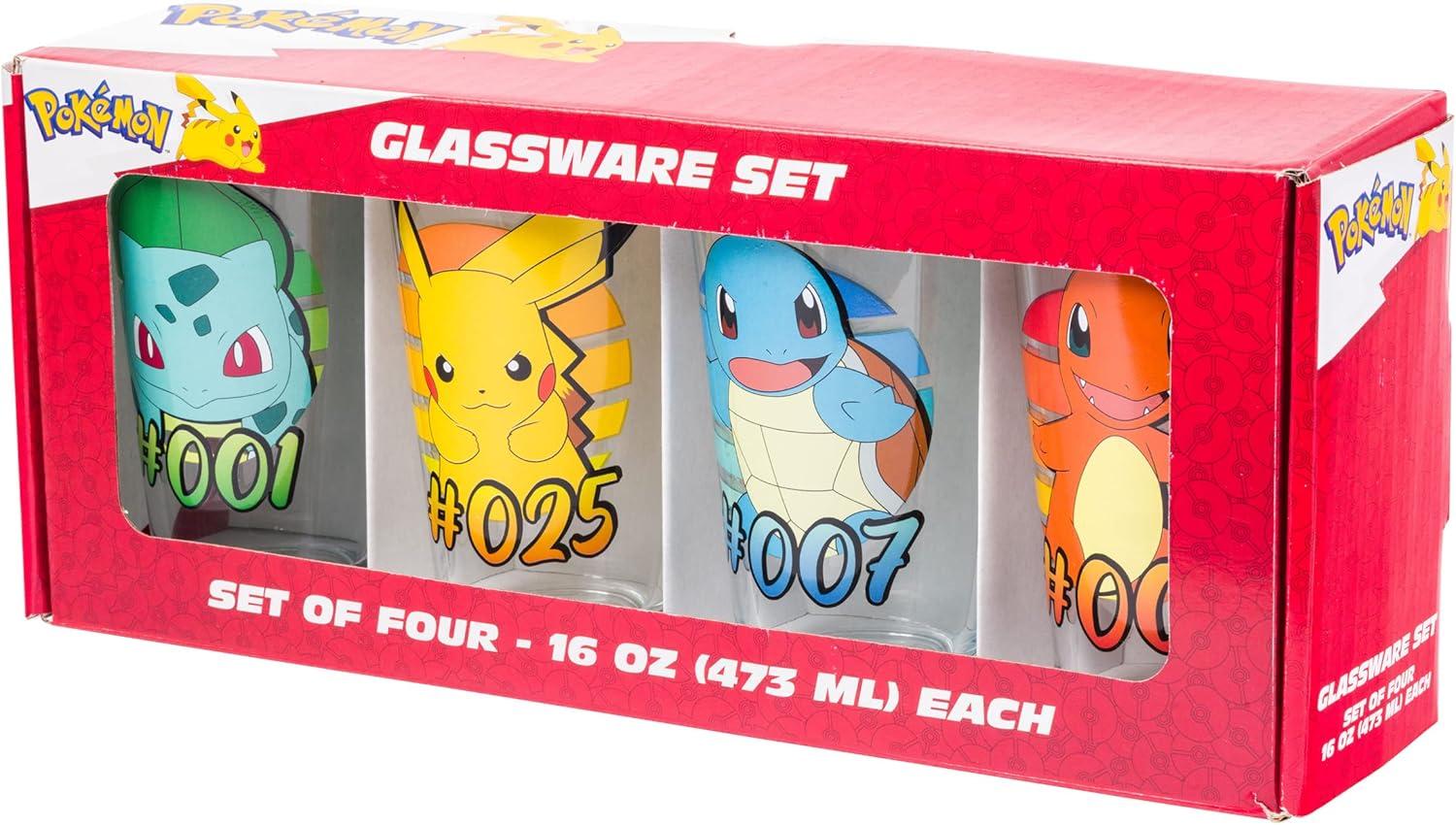 imageSilver Buffalo Bratz Dolls Featuring Cloe Yasmin Jade and Sasha Pint Glass 16 OuncesPokemon Original Starters