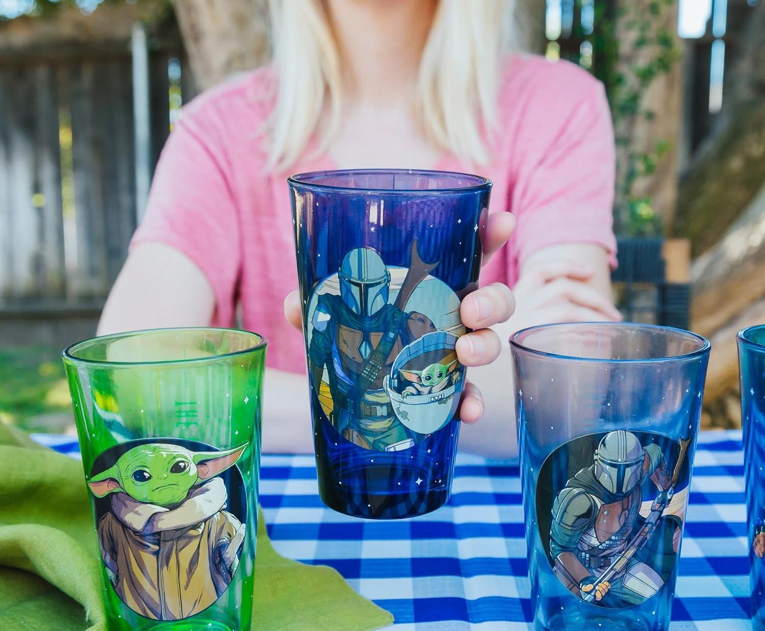 imageSilver Buffalo Bratz Dolls Featuring Cloe Yasmin Jade and Sasha Pint Glass 16 OuncesThe Mandalorian