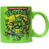 Silver Buffalo NT2134 Teenage Mutant Ninja Turtle Group Shot, Jumbo Ceramic Mug, 20 Ounces, Multicolored