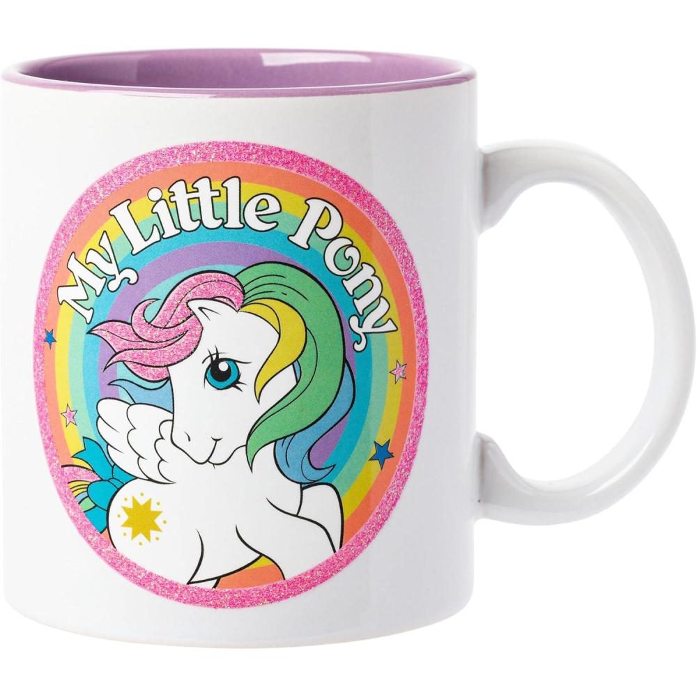 imageSilver Buffalo My Little Pony Glitter Ceramic Mug Featuring Starshine 20 Ounces
