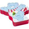 Silver Buffalo Care Bears Large Die Cut MDF Box Wall Sign Featuring Christmas Wishes Bear, 7” x 1.2” x 8”(Care Bears Holiday Bears and Snowflakes)