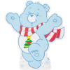 Silver Buffalo Care Bears Large Die Cut MDF Box Wall Sign Featuring Christmas Wishes Bear, 7” x 1.2” x 8”(Care Bears Holiday Bears and Snowflakes)