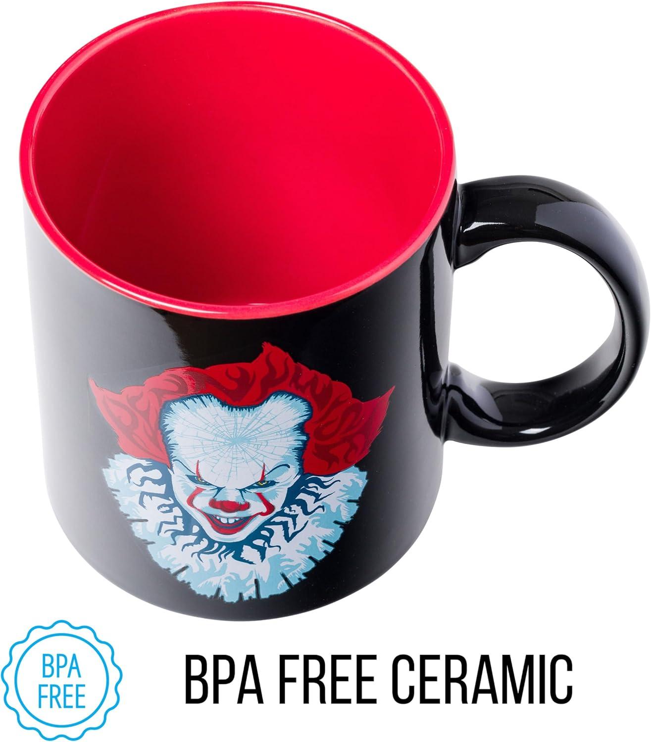 imageSilver Buffalo Beetlejuice Sandworm Never Trust the Living Ceramic Camper Mug 20 OuncesIT Time to Float