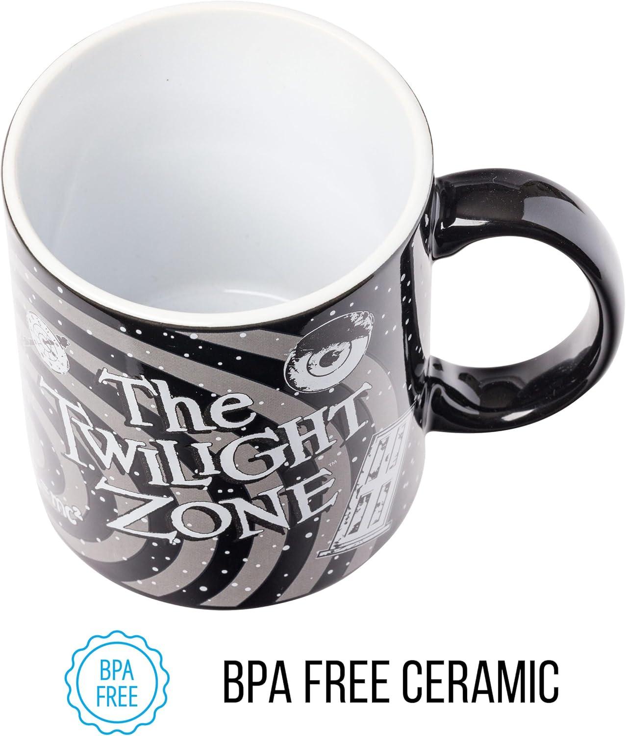 imageSilver Buffalo Beetlejuice Sandworm Never Trust the Living Ceramic Camper Mug 20 OuncesThe Twilight Zone