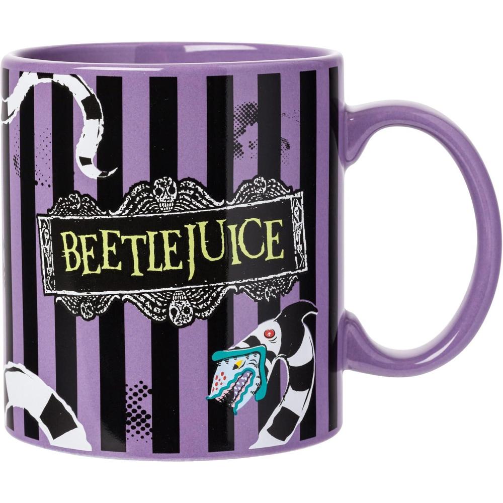 imageSilver Buffalo Beetlejuice Sandworm Never Trust the Living Ceramic Camper Mug 20 OuncesBeetlejuice Sandworm