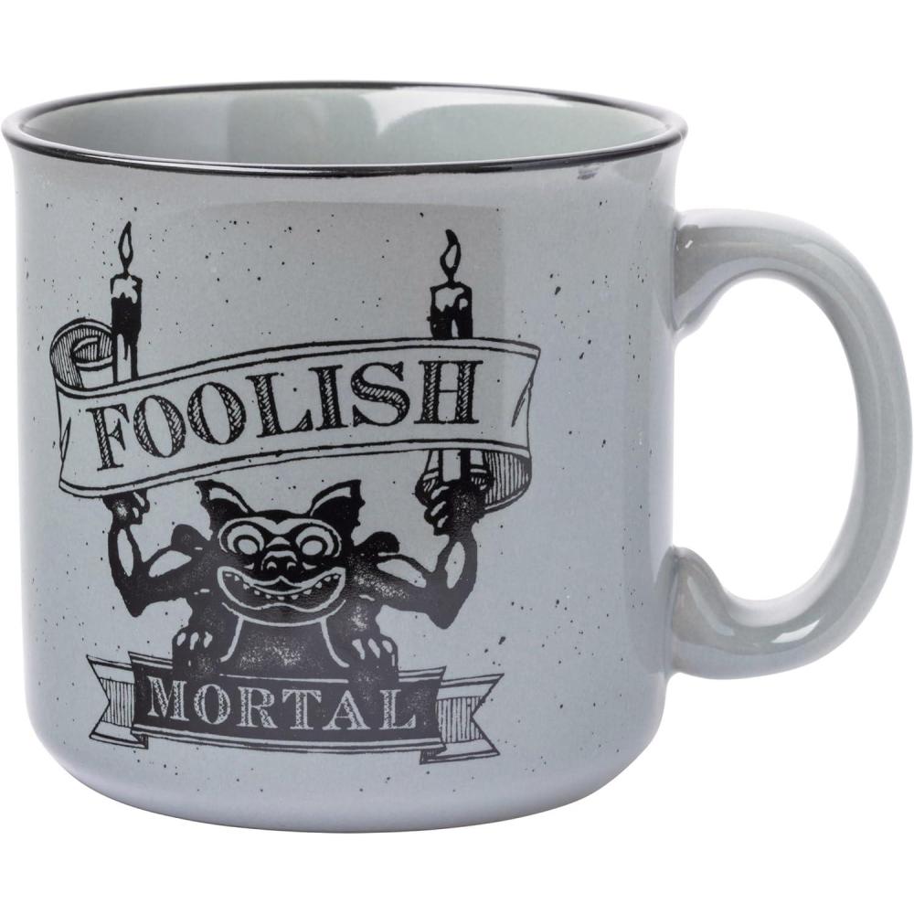 imageSilver Buffalo Beetlejuice Sandworm Never Trust the Living Ceramic Camper Mug 20 OuncesHaunted Mansion Foolish Mortal