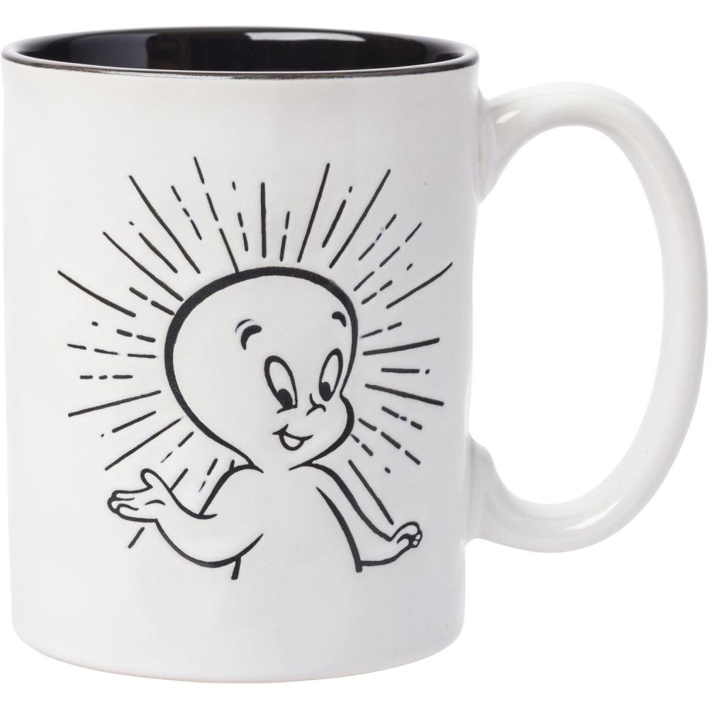 imageSilver Buffalo Beetlejuice Sandworm Never Trust the Living Ceramic Camper Mug 20 OuncesThe Friendly Ghost Casper