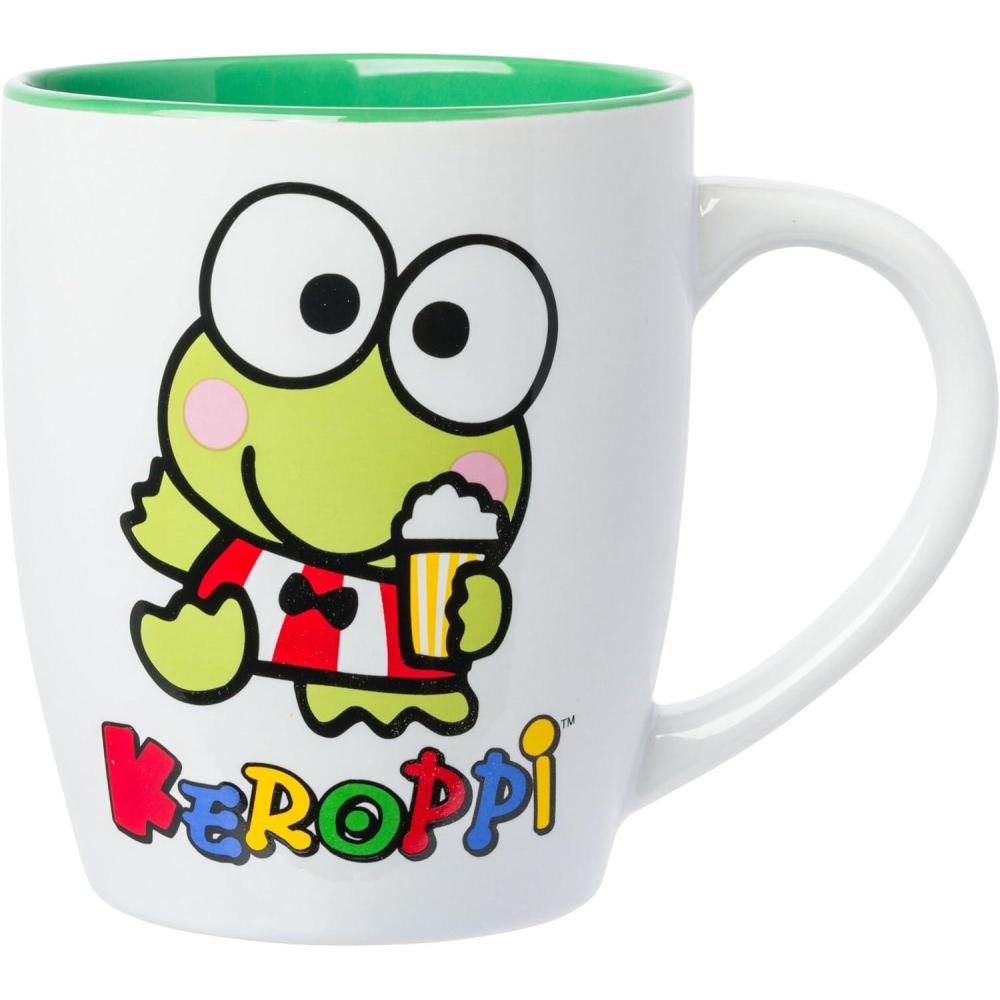 imageSilver Buffalo Strawberry Shortcake Berry Vines Toss Print 25oz Jumbo Curved Ceramic MugGreyMulti