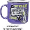 Silver Buffalo Beetlejuice Sandworm “Never Trust the Living” Ceramic Camper Mug, 20 Ounces(Beetlejuice the Ghost with the Most)