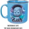 Silver Buffalo Beetlejuice Sandworm “Never Trust the Living” Ceramic Camper Mug, 20 Ounces(Casper the Friendly Ghost)
