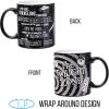 Silver Buffalo Beetlejuice Sandworm “Never Trust the Living” Ceramic Camper Mug, 20 Ounces(The Twilight Zone)