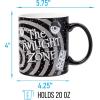Silver Buffalo Beetlejuice Sandworm “Never Trust the Living” Ceramic Camper Mug, 20 Ounces(The Twilight Zone)