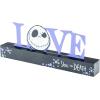 Silver Buffalo Nightmare Before Christmas Love You to Death Die-Cut Metal Word Sign 4.3″ x 11.7″