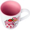 Silver Buffalo Strawberry Shortcake Berry Vines Toss Print 25oz Jumbo Curved Ceramic Mug(Multicolor)