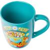 Silver Buffalo Strawberry Shortcake Berry Vines Toss Print 25oz Jumbo Curved Ceramic Mug(Mystery Machine)