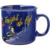 Silver Buffalo Beetlejuice Sandworm “Never Trust the Living” Ceramic Camper Mug, 20 Ounces(Hocus Pocus Tonight We Fly)