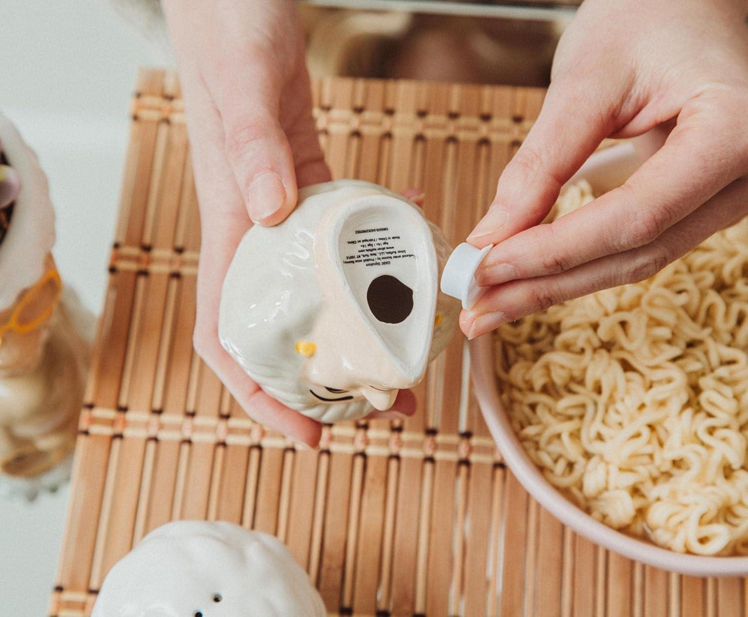 imageThe Golden Girls Rose and Blanche Ceramic Salt and Pepper Shakers Set of 2 Spice Dispenser Storage Canisters