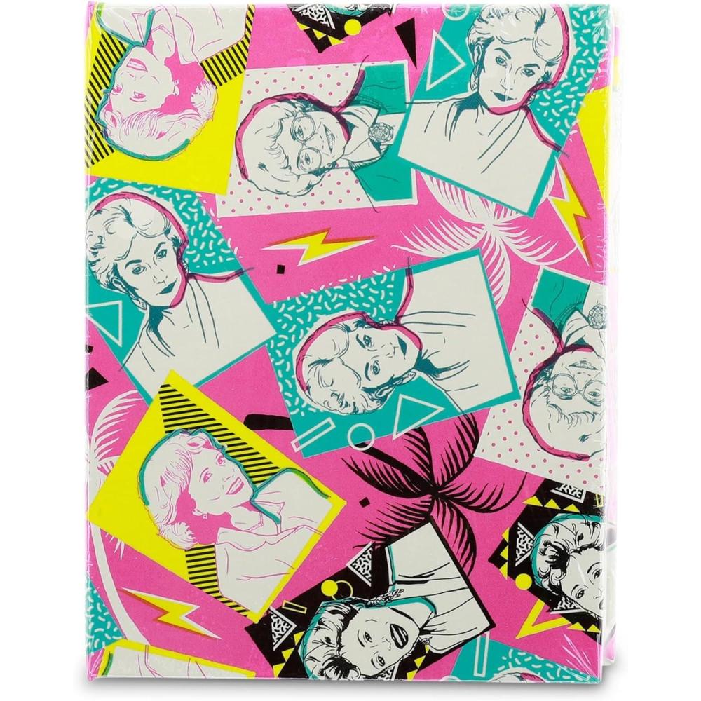 imageThe Golden Girls Retro Fashion Pattern Sticky Note and Tab Box Set Notepad Stationery Paper School and Office Supplies
