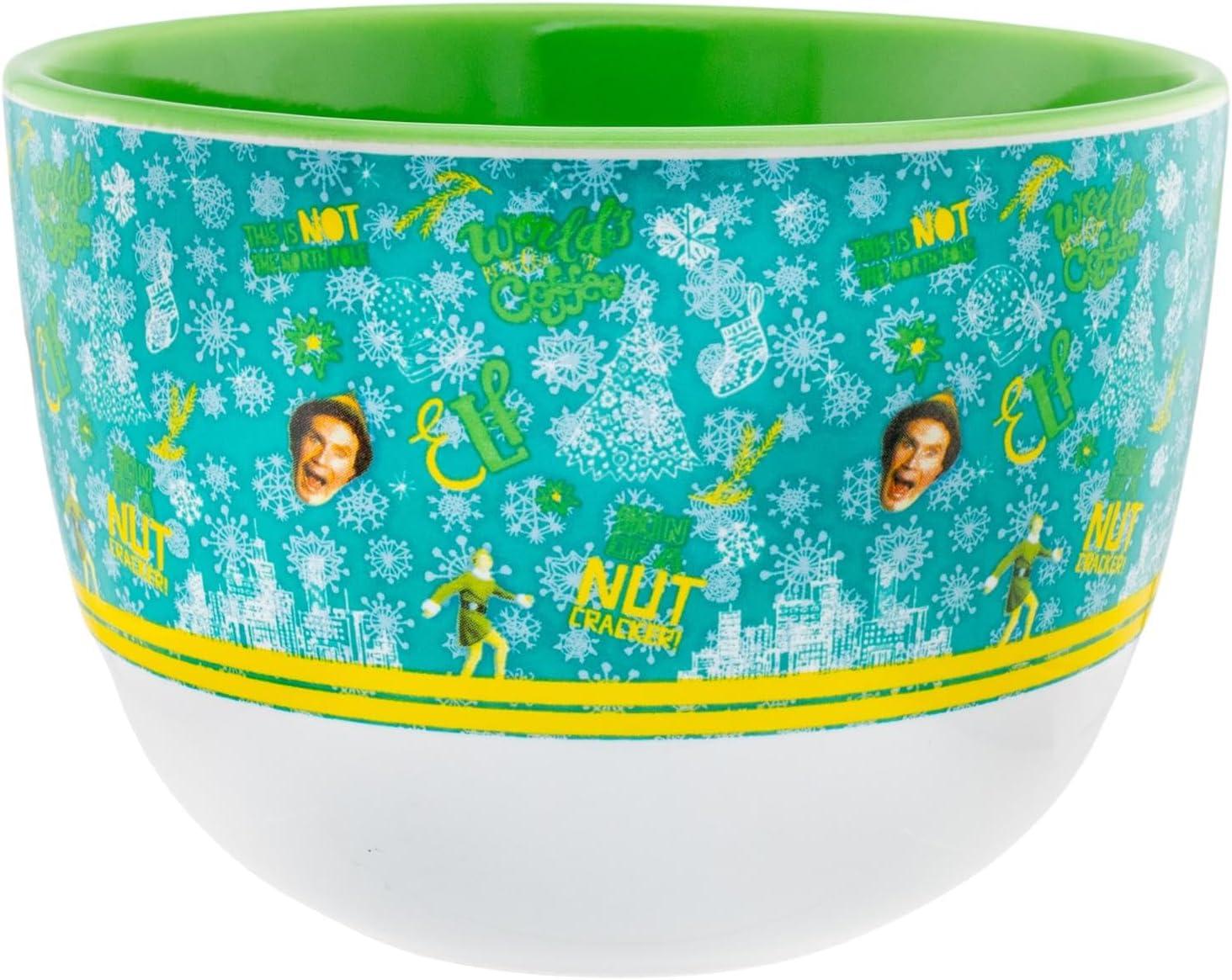 imageSilver Buffalo Elf Buddy Iconic Quotes Christmas Ceramic Soup Mug 24 OuncesBuddy the Elf