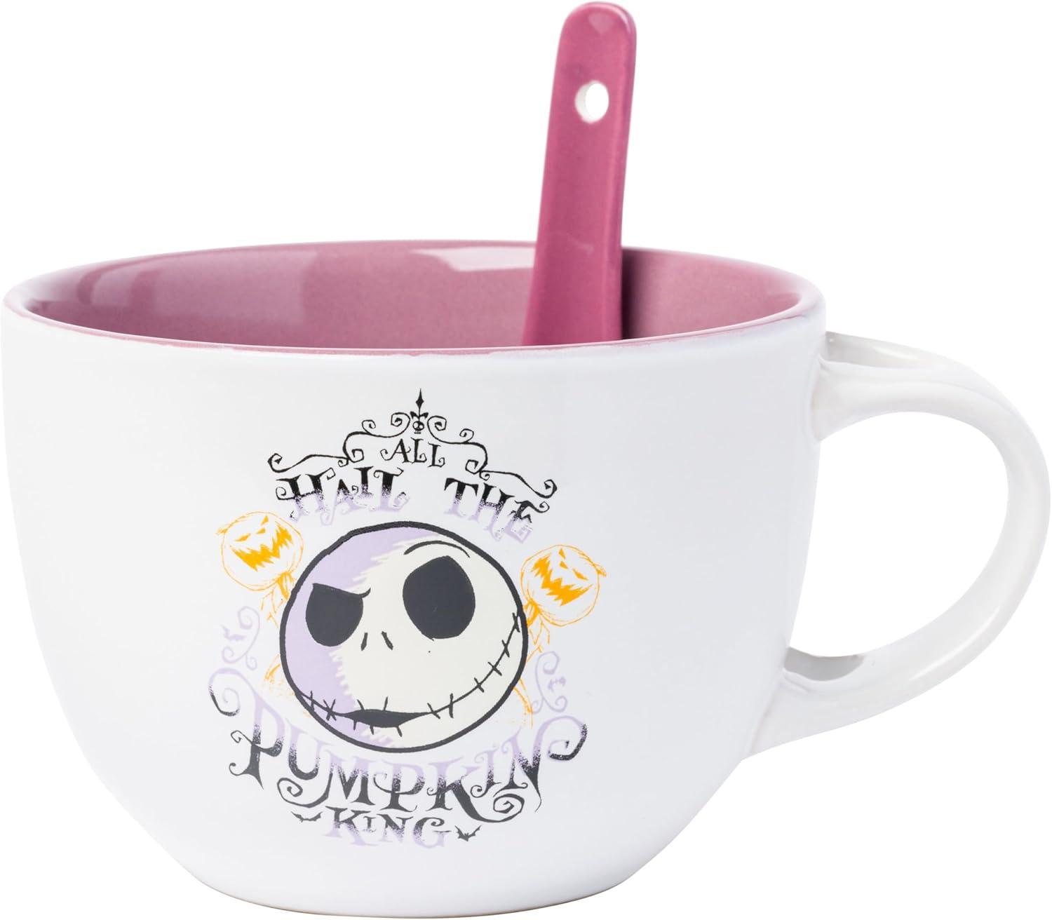 imageSilver Buffalo Elf Buddy Iconic Quotes Christmas Ceramic Soup Mug 24 OuncesNightmare Before Christmas Hail the Pumpkin King Spoon Set