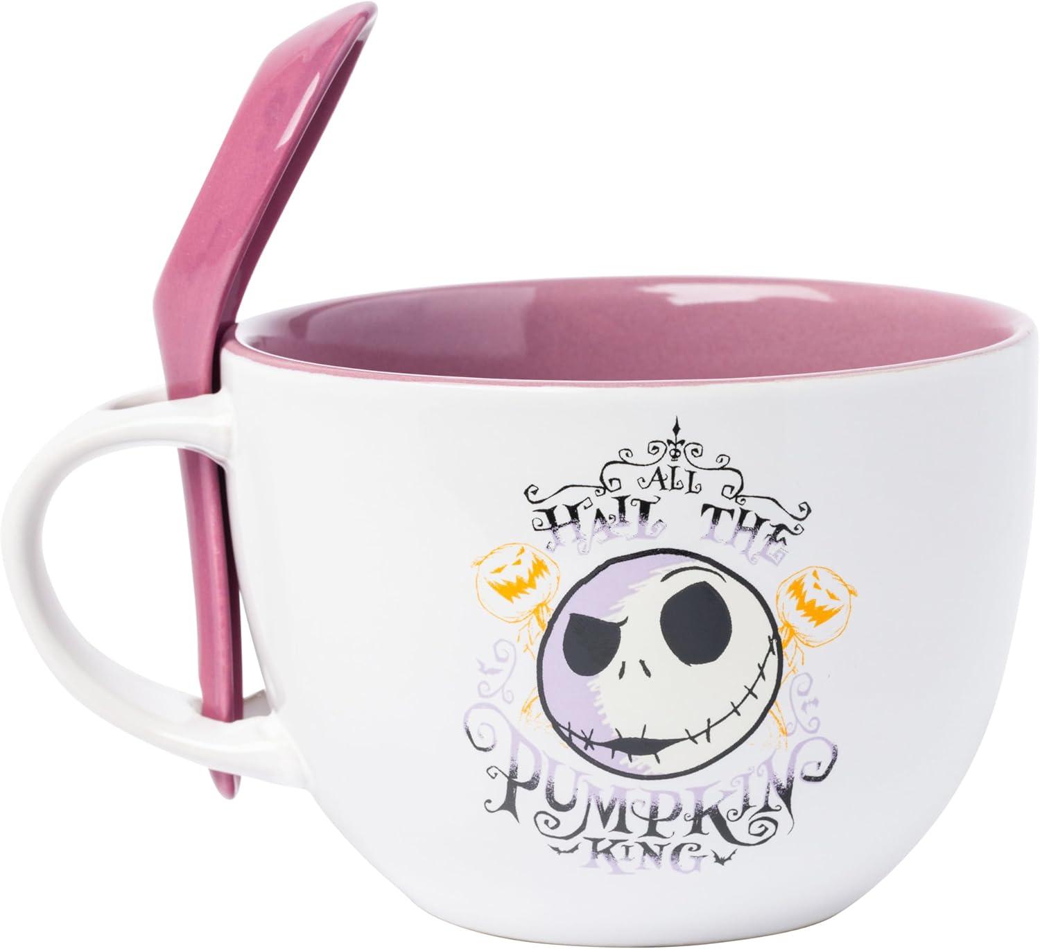 imageSilver Buffalo Elf Buddy Iconic Quotes Christmas Ceramic Soup Mug 24 OuncesNightmare Before Christmas Hail the Pumpkin King Spoon Set