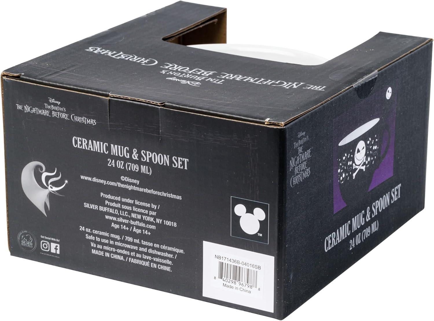 imageSilver Buffalo Elf Buddy Iconic Quotes Christmas Ceramic Soup Mug 24 OuncesNightmare Before Christmas Jack Skellington Skulls Spoon Set