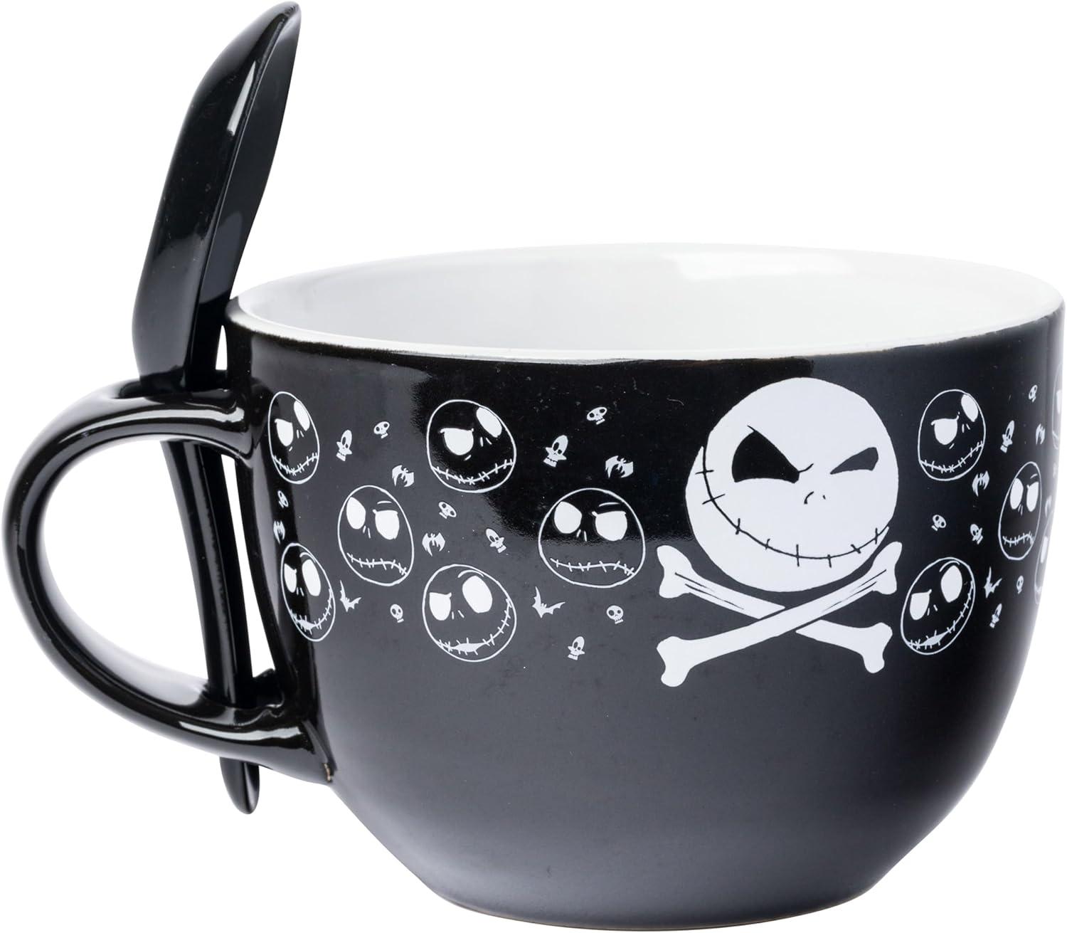 imageSilver Buffalo Elf Buddy Iconic Quotes Christmas Ceramic Soup Mug 24 OuncesNightmare Before Christmas Jack Skellington Skulls Spoon Set