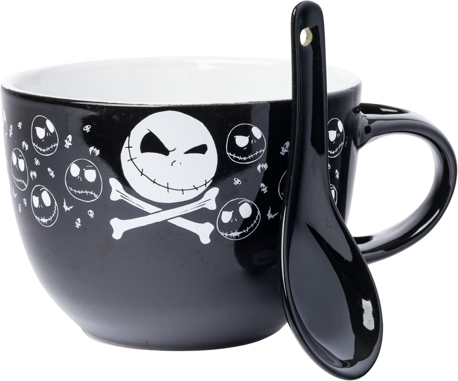 imageSilver Buffalo Elf Buddy Iconic Quotes Christmas Ceramic Soup Mug 24 OuncesNightmare Before Christmas Jack Skellington Skulls Spoon Set