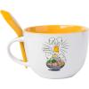Silver Buffalo Elf Buddy Iconic Quotes Christmas Ceramic Soup Mug, 24 Ounces(Gudetama: Gravity Can Be Cruel)