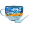 Silver Buffalo Elf Buddy Iconic Quotes Christmas Ceramic Soup Mug, 24 Ounces(Lilo and Stitch: Ohana Means Family (Spoon Set))