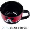 Silver Buffalo Elf Buddy Iconic Quotes Christmas Ceramic Soup Mug, 24 Ounces(Mickey Mouse Pie Eye)