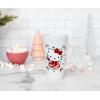 Silver Buffalo Sanrio Hello Kitty Candy Cane Ceramic Latte Mug, 16 Ounces