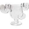 Silver Buffalo Christmas Vacation Moose Head Boxed 8oz Molded Glass Cup