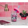 Silver Buffalo Minnie Mouse Wink 17.5oz Spill Proof Tumbler w Straw