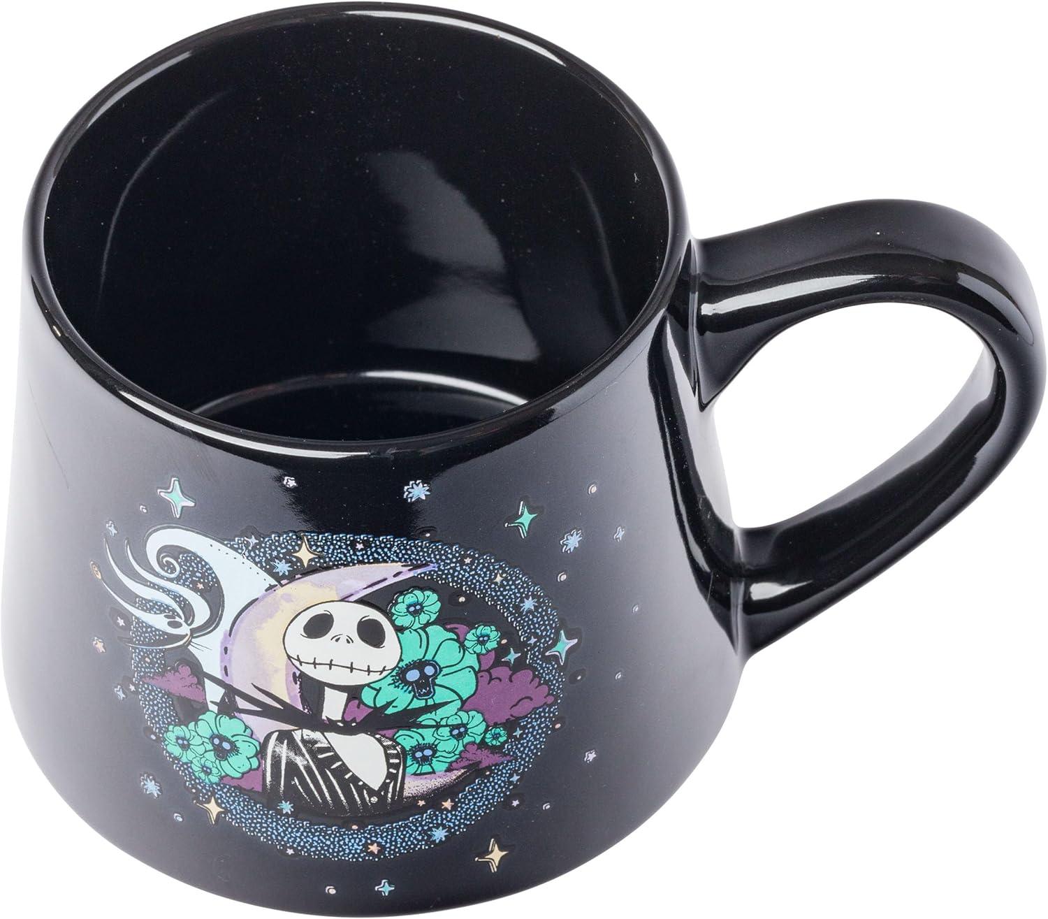 imageSilver Buffalo Disney Tim Burton Nightmare Before Christmas Tombstones Featuring Jack Skellington and Zero 3D Sculpted Ceramic Mug 18 OuncesJack and Zero 14 Ounces