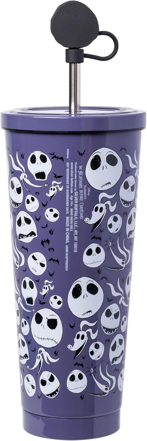 imageSilver Buffalo Disney Tim Burton Nightmare Before Christmas Tombstones Featuring Jack Skellington and Zero 3D Sculpted Ceramic Mug 18 OuncesJack and Zero Pattern 24 Ounces