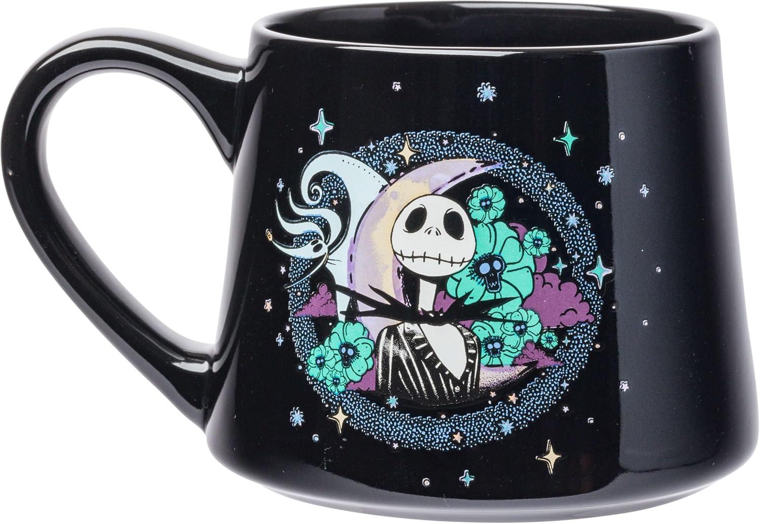 imageSilver Buffalo Disney Tim Burton Nightmare Before Christmas Tombstones Featuring Jack Skellington and Zero 3D Sculpted Ceramic Mug 18 OuncesJack and Zero 14 Ounces