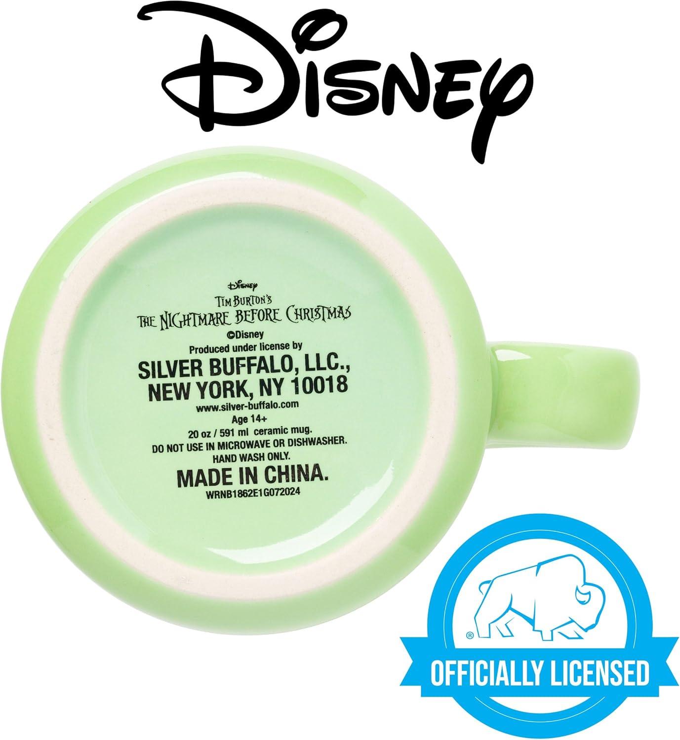 imageSilver Buffalo Disney Tim Burton Nightmare Before Christmas Tombstones Featuring Jack Skellington and Zero 3D Sculpted Ceramic Mug 18 OuncesMaking a List Scaring it Twice 20 Ounces