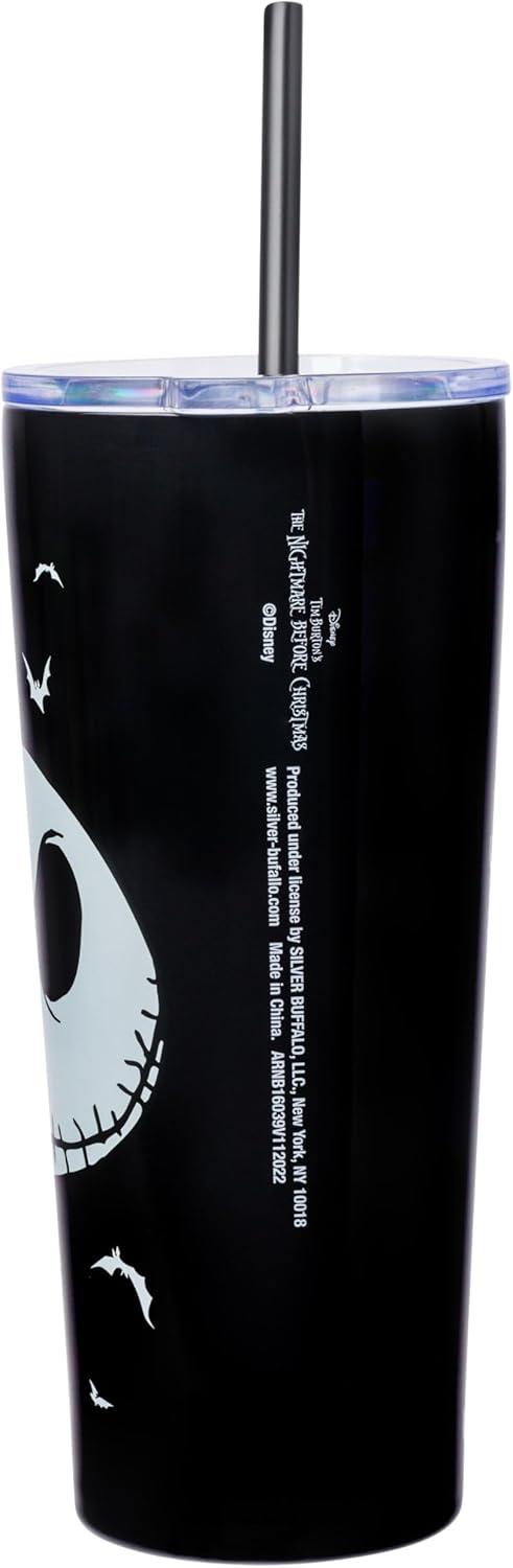 imageSilver Buffalo Disney Tim Burton Nightmare Before Christmas Tombstones Featuring Jack Skellington and Zero 3D Sculpted Ceramic Mug 18 OuncesSeriously Spooky 22 Ounces