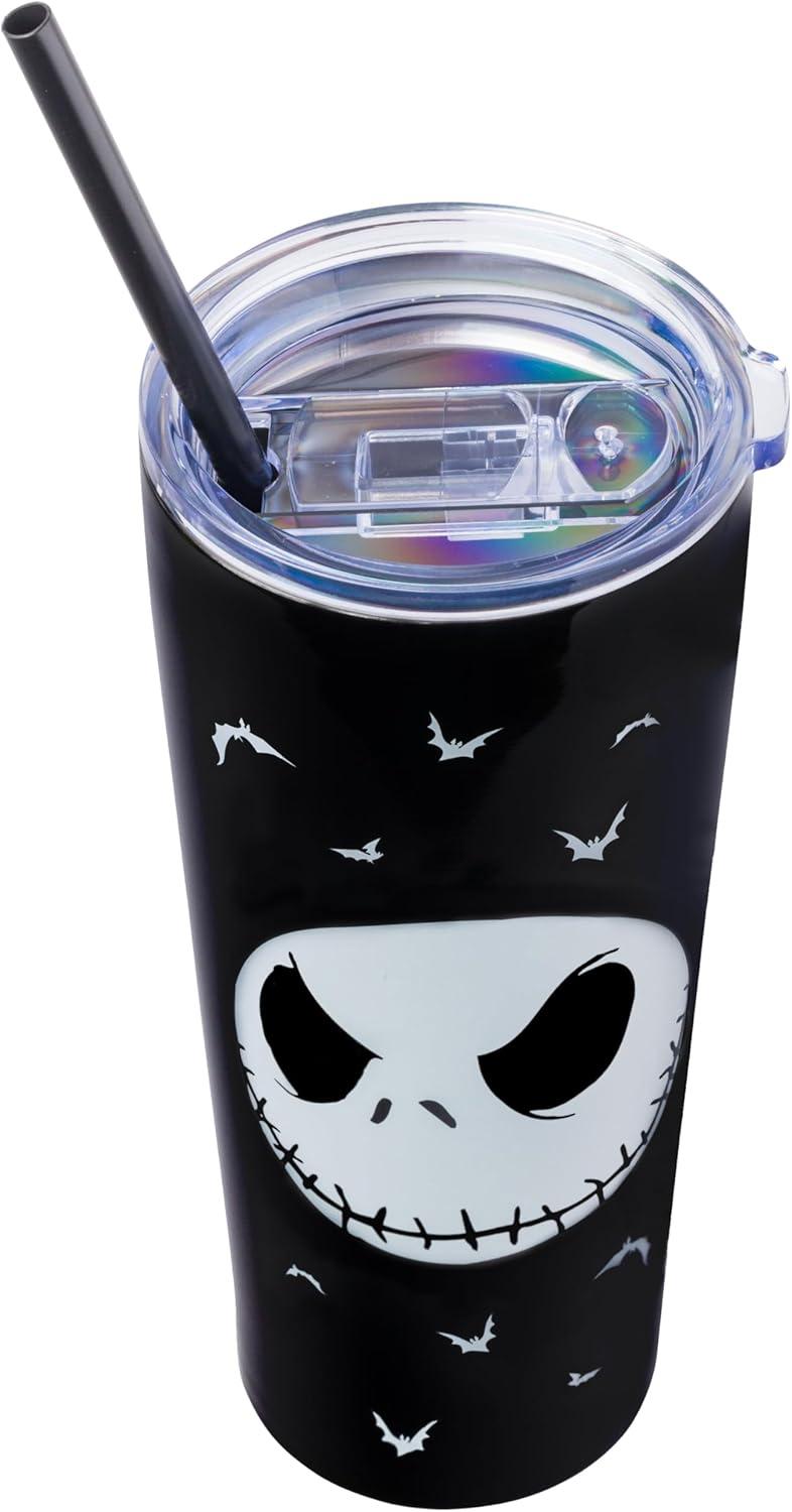 imageSilver Buffalo Disney Tim Burton Nightmare Before Christmas Tombstones Featuring Jack Skellington and Zero 3D Sculpted Ceramic Mug 18 OuncesSeriously Spooky 22 Ounces