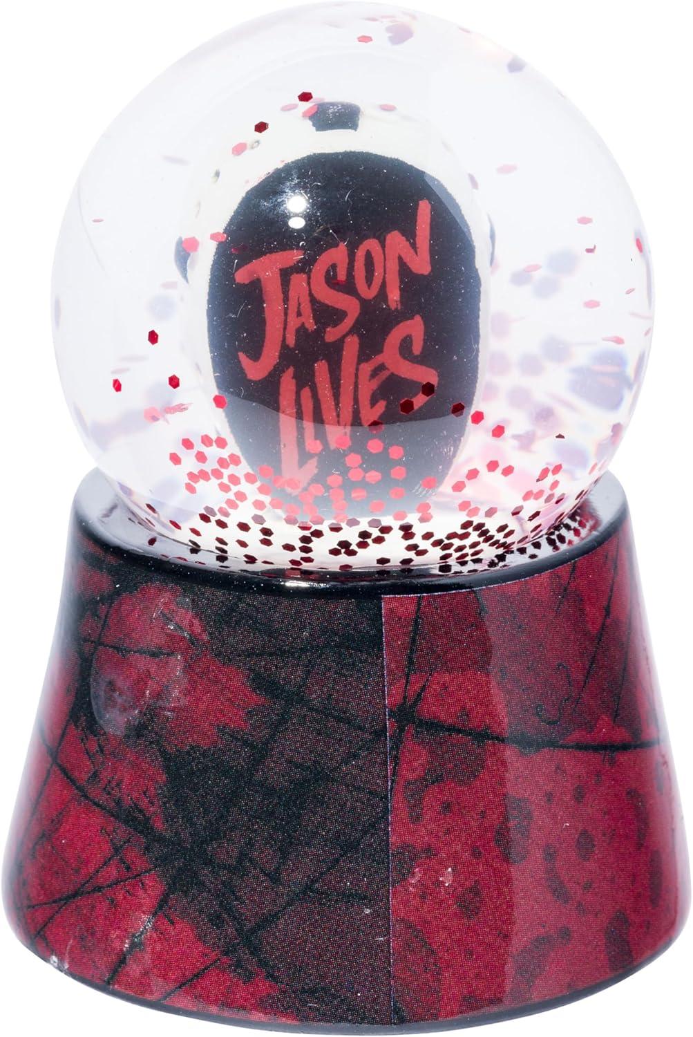 imageSilver Buffalo Friday The 13th Mini Light Up Snow GlobeWelcome to Camp Crystal Lake38 Inches Tall 45mm Small